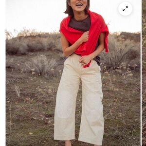 Sonderhaus cream Daphne trouser XL